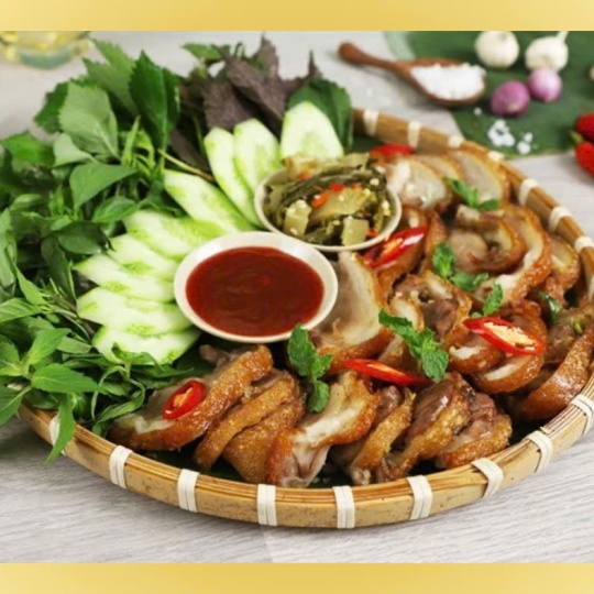 Giò Heo Ủ Muối Chiên Giòn 
